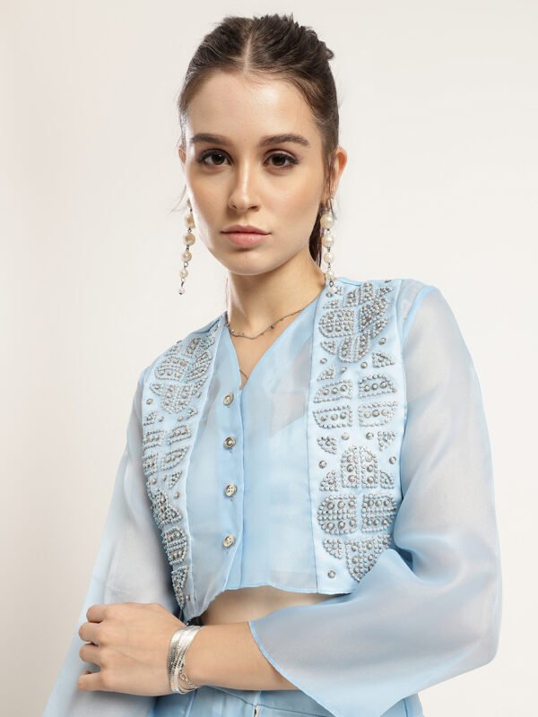 Summer Song Embroidered Blazer Set